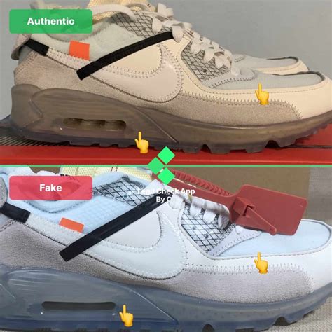 nike air max off white real vs fake|off white air max 90s.